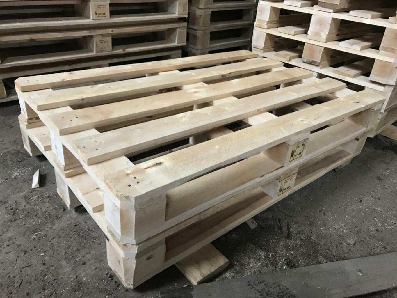 новый деревянный поддон 1200х800